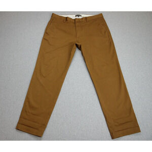 Banana Republic Pants Mens Size 35 x 30 Brown Cotton Blend Aiden Slim Fit Chino
